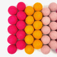 Load image into Gallery viewer, Summertime Wool Felt Balls for Crafts & Sensory Play (50 Pack)