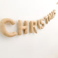 Load image into Gallery viewer, Merry Christmas Felt Garland Handmade in Nepal | Wool Holiday Banner | Artisan Mantel Wall Decor