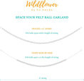 Load image into Gallery viewer, Natural White Garland