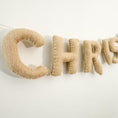 Load image into Gallery viewer, Merry Christmas Felt Garland Handmade in Nepal | Wool Holiday Banner | Artisan Mantel Wall Decor