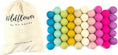 Load image into Gallery viewer, Unicorn Princess Wool Felt Balls for Crafts & Sensory Play (50 Pack)