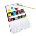 Load image into Gallery viewer, Watercolors – Metal Palette – 12 Colors – Travel Friendly