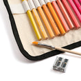 Load image into Gallery viewer, Watercolor Pencils – 36 Colors – Canvas Rollup – Eco-Friendly