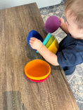 Load image into Gallery viewer, Rainbow Party Felt Bowls (7)