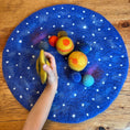 Load image into Gallery viewer, Handmade Felt Solar System Outer Space Play Mat Set with Planets