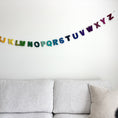 Load image into Gallery viewer, Rainbow Alphabet A-Z Garland – Handmade Wool Decor