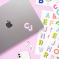 Load image into Gallery viewer, Brights Vinyl Alphabet Stickers - A thru Z
