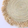 Load image into Gallery viewer, Natural Fringed Wall Hanging Raffia Sweet Grass 23"