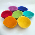 Load image into Gallery viewer, Rainbow Party Felt Bowls (7)