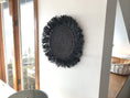 Load image into Gallery viewer, Raffia Fringed Sweet Grass Wall Hanging 23"