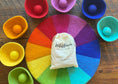 Load image into Gallery viewer, Rainbow Party Felt Mat - 15" Diameter