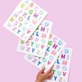 Load image into Gallery viewer, Brights Vinyl Alphabet Stickers - A thru Z
