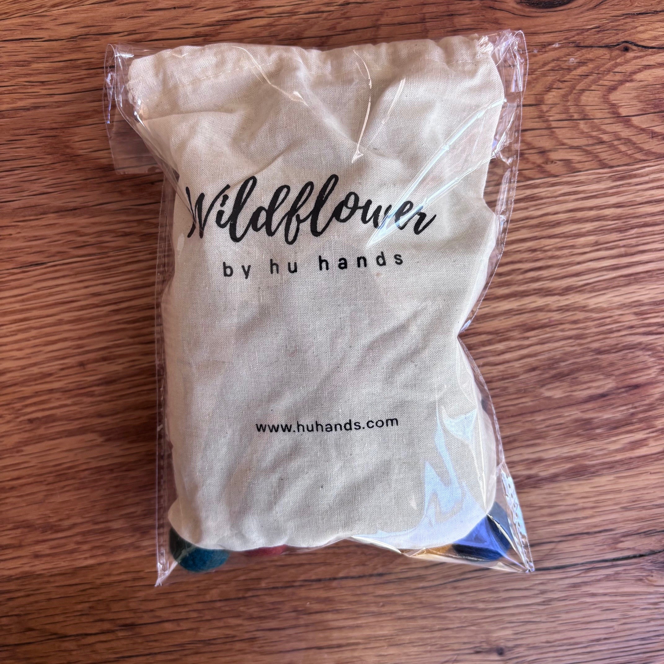 Wildflower Wooden Slingshot Set with 50 Wool Felt Balls