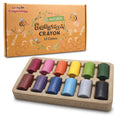 Load image into Gallery viewer, Natural Beeswax Crayons – 12 Colors, Non-Toxic for Kids & Artists
