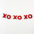 Load image into Gallery viewer, XOXO Felt Garland Handmade in Nepal | Wool Love Decor Wall Hanging
