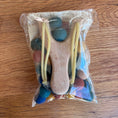 Load image into Gallery viewer, Wildflower Wooden Slingshot Set with 50 Wool Felt Balls
