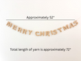Load image into Gallery viewer, Merry Christmas Felt Garland Handmade in Nepal | Wool Holiday Banner | Artisan Mantel Wall Decor
