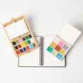 Load image into Gallery viewer, Watercolor Essentials Bundle | Bamboo Case, Metallics, & Paper Pad
