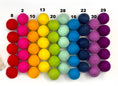 Load image into Gallery viewer, Rainbow Party Wool Felt Balls for Crafts & Sensory Play (50 Pack)
