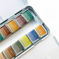Load image into Gallery viewer, Watercolors – Metal Palette – 12 Colors – Travel Friendly
