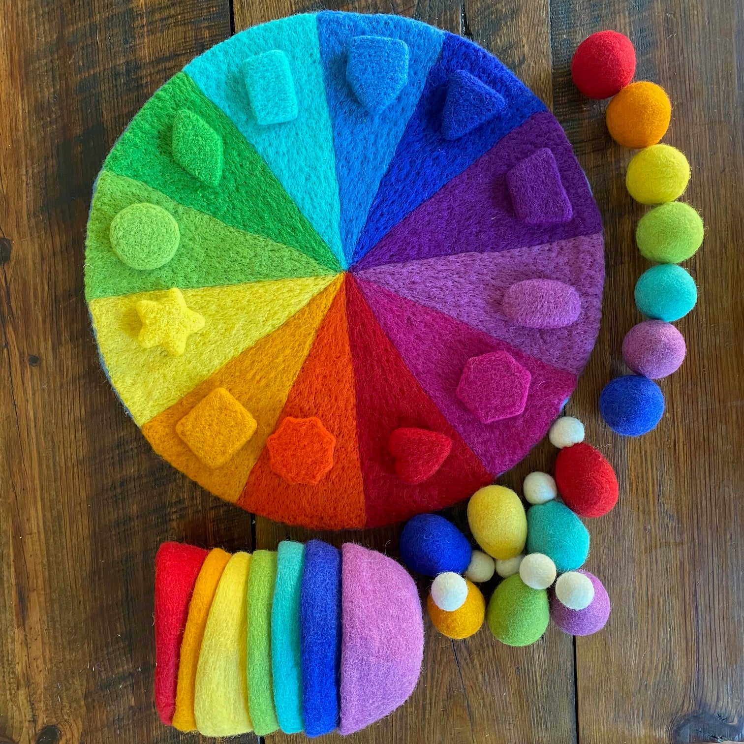 Rainbow Party Sorting Set – Wildflower by Hu Hands