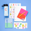 Load image into Gallery viewer, Brights Vinyl Alphabet Stickers - A thru Z
