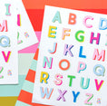 Load image into Gallery viewer, Brights Vinyl Alphabet Stickers - A thru Z

