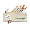 Load image into Gallery viewer, Watercolor Travel Set | Bamboo Case, Brushes, & Paper Pad
