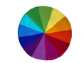 Load image into Gallery viewer, Rainbow Party Felt Mat - 15" Diameter
